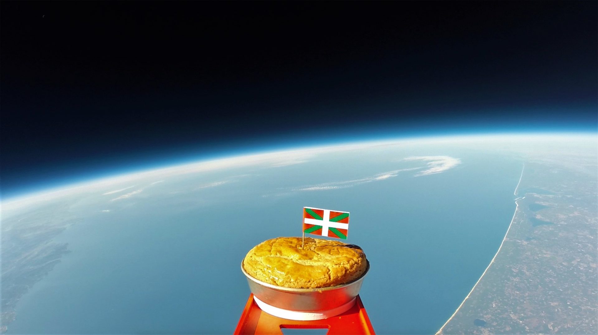 Gâteau basque à 38 kms d'altitude